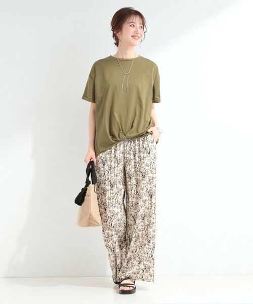 SHOO・LA・RUE / シューラルー Tシャツ | 【SHOO ICE】インしてる風 フロントタックデザインTシャツ | 詳細7