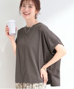 SHOO・LA・RUE / シューラルー Tシャツ | 【SHOO ICEプラス】袖ギャザードルマンTシャツ