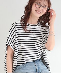 SHOO・LA・RUE / シューラルー Tシャツ | 【SHOO ICEプラス】袖ギャザードルマンTシャツ