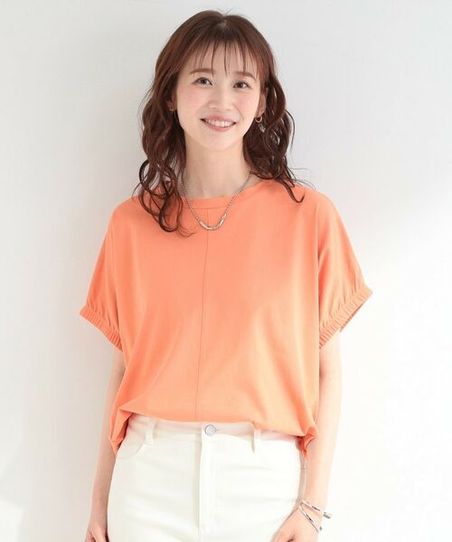SHOO・LA・RUE / シューラルー Tシャツ | 【SHOO ICEプラス】袖ギャザードルマンTシャツ | 詳細9