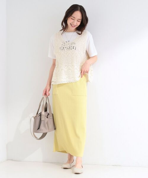 SHOO・LA・RUE / シューラルー その他トップス | 【2点セット】クロシェベスト+ロゴTシャツ | 詳細13