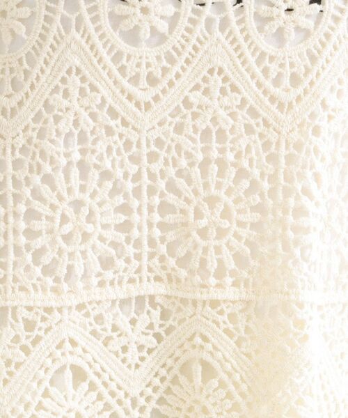 SHOO・LA・RUE / シューラルー その他トップス | 【2点セット】クロシェベスト+ロゴTシャツ | 詳細17