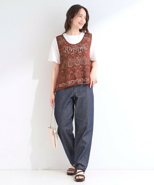 SHOO・LA・RUE / シューラルー その他トップス | 【2点セット】クロシェベスト+ロゴTシャツ | 詳細20