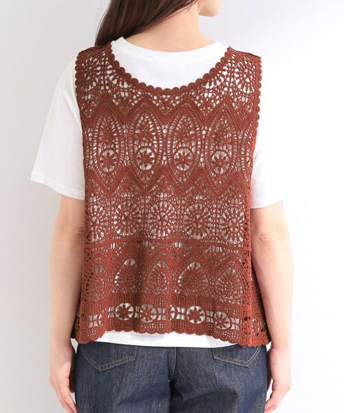 SHOO・LA・RUE / シューラルー その他トップス | 【2点セット】クロシェベスト+ロゴTシャツ | 詳細24