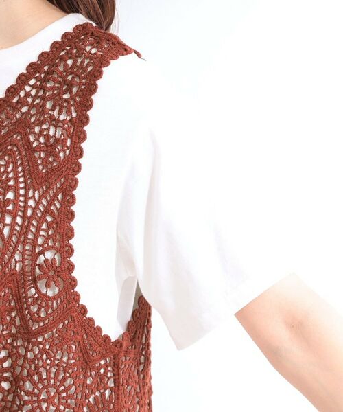 SHOO・LA・RUE / シューラルー その他トップス | 【2点セット】クロシェベスト+ロゴTシャツ | 詳細26
