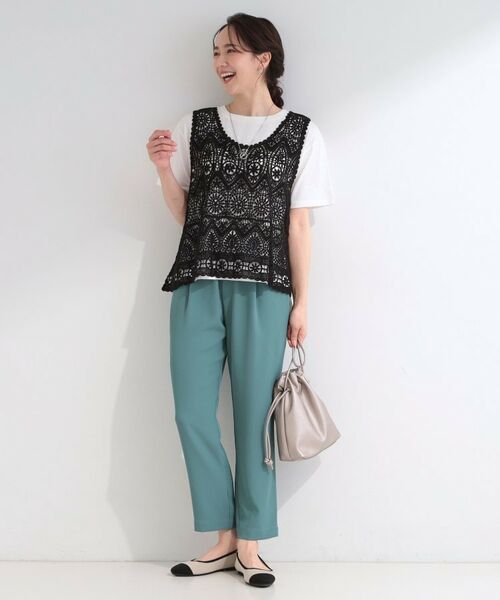 SHOO・LA・RUE / シューラルー その他トップス | 【2点セット】クロシェベスト+ロゴTシャツ | 詳細3