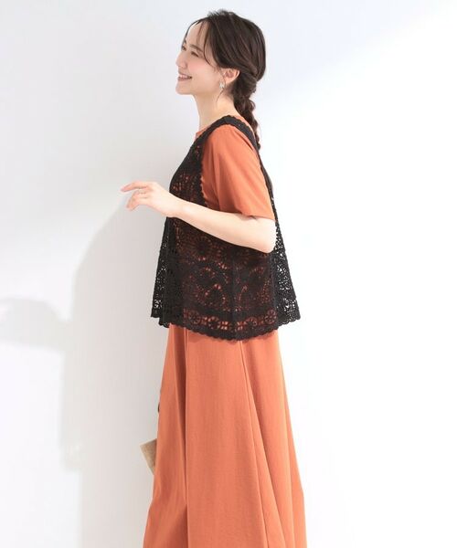 SHOO・LA・RUE / シューラルー その他トップス | 【2点セット】クロシェベスト+ロゴTシャツ | 詳細7