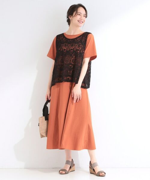 SHOO・LA・RUE / シューラルー その他トップス | 【2点セット】クロシェベスト+ロゴTシャツ | 詳細9