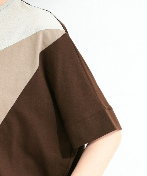 SHOO・LA・RUE / シューラルー カットソー | ななめ3段切り替えドルマンプルオーバー | 詳細18