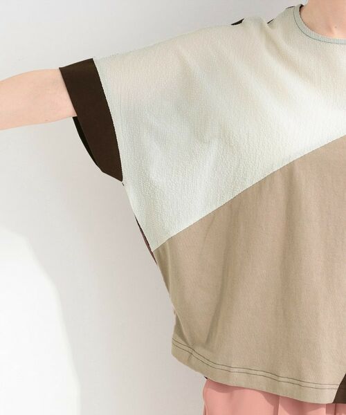 SHOO・LA・RUE / シューラルー カットソー | ななめ3段切り替えドルマンプルオーバー | 詳細19
