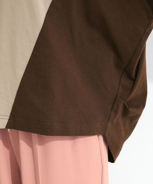 SHOO・LA・RUE / シューラルー カットソー | ななめ3段切り替えドルマンプルオーバー | 詳細20