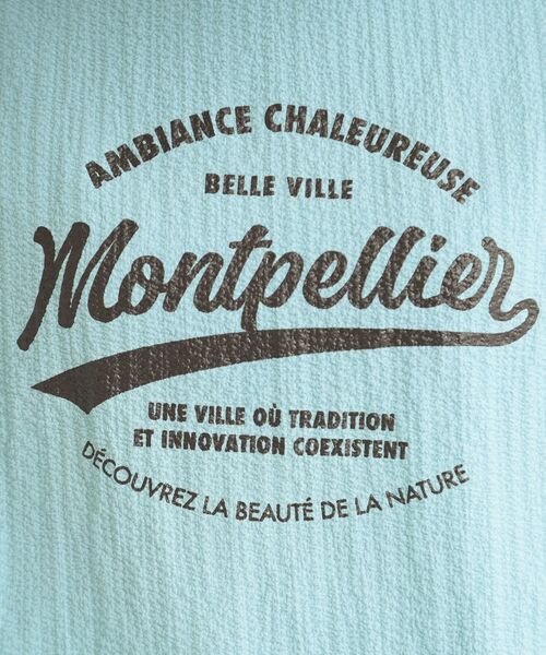 SHOO・LA・RUE / シューラルー カットソー | ポコポコ調 楊柳プリント・ボーダーアソートTシャツ | 詳細16