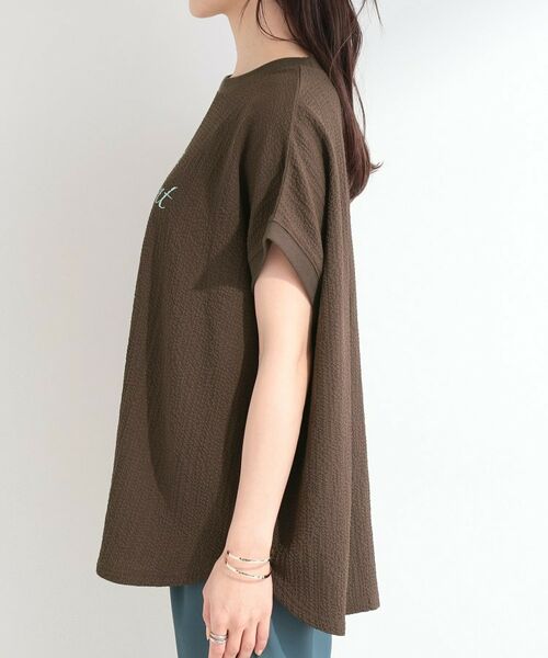 SHOO・LA・RUE / シューラルー カットソー | ポコポコ調 楊柳プリント・ボーダーアソートTシャツ | 詳細26