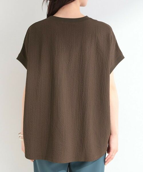 SHOO・LA・RUE / シューラルー カットソー | ポコポコ調 楊柳プリント・ボーダーアソートTシャツ | 詳細27