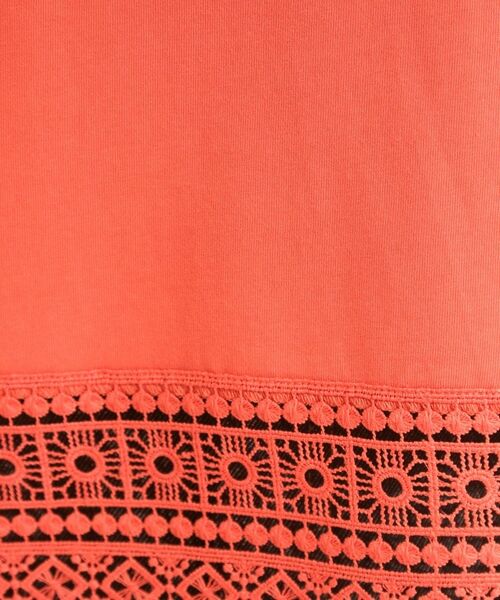 SHOO・LA・RUE / シューラルー カットソー | 【洗濯機可/ひんやり/体型カバー】レース使いがポイント 1枚でサマになるデザインTシャツ | 詳細16