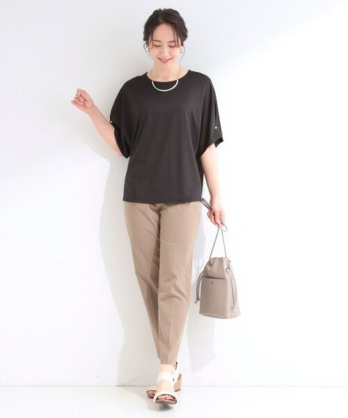 SHOO・LA・RUE / シューラルー カットソー | 【多機能】ドルマンフェイクパール付きトップス | 詳細11