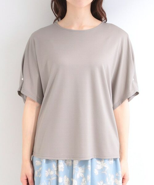 SHOO・LA・RUE / シューラルー カットソー | 【多機能】ドルマンフェイクパール付きトップス | 詳細13