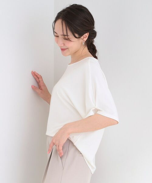 SHOO・LA・RUE / シューラルー カットソー | 【多機能】ドルマンフェイクパール付きトップス | 詳細2