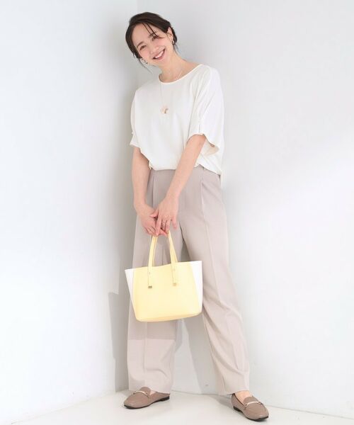 SHOO・LA・RUE / シューラルー カットソー | 【多機能】ドルマンフェイクパール付きトップス | 詳細3