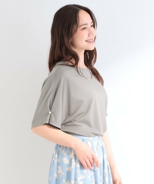 SHOO・LA・RUE / シューラルー カットソー | 【多機能】ドルマンフェイクパール付きトップス | 詳細6