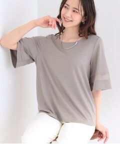 SHOO・LA・RUE / シューラルー カットソー | 【多機能】袖シアー切り替えトップス