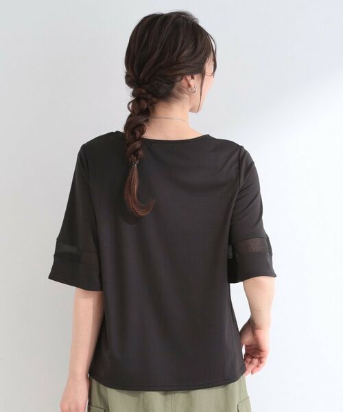 SHOO・LA・RUE / シューラルー カットソー | 【多機能】袖シアー切り替えトップス | 詳細10