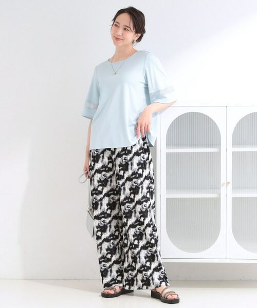 SHOO・LA・RUE / シューラルー カットソー | 【多機能】袖シアー切り替えトップス | 詳細15