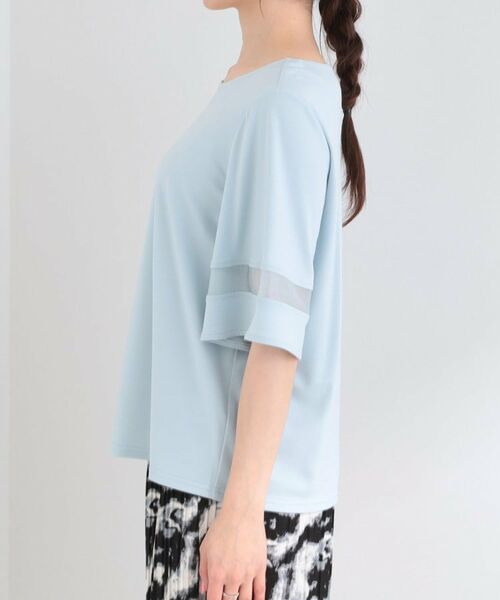 SHOO・LA・RUE / シューラルー カットソー | 【多機能】袖シアー切り替えトップス | 詳細18