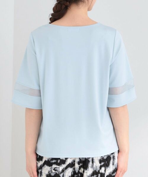 SHOO・LA・RUE / シューラルー カットソー | 【多機能】袖シアー切り替えトップス | 詳細19