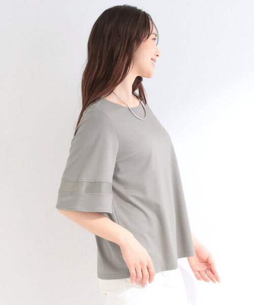 SHOO・LA・RUE / シューラルー カットソー | 【多機能】袖シアー切り替えトップス | 詳細6