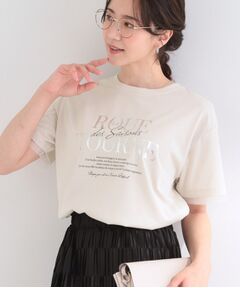 SHOO・LA・RUE / シューラルー カットソー | 【SHOO ICE】袖チュールレイヤード プリントアソートTシャツ