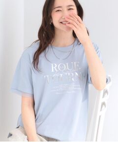 SHOO・LA・RUE / シューラルー カットソー | 【ひんやり/S-LL/洗濯機可】色・柄選べる お袖チュールレイヤード プリントアソートTシャツ