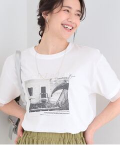 SHOO・LA・RUE / シューラルー カットソー | 【ひんやり/S-LL/洗濯機可】色・柄選べる お袖チュールレイヤード プリントアソートTシャツ