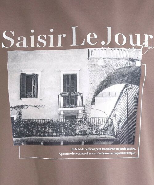 SHOO・LA・RUE / シューラルー カットソー | 【SHOO ICE】袖チュールレイヤード プリントアソートTシャツ | 詳細24