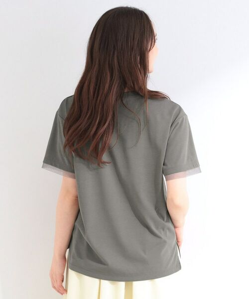 SHOO・LA・RUE / シューラルー カットソー | 【SHOO ICE】袖チュールレイヤード プリントアソートTシャツ | 詳細6