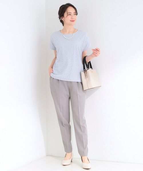 SHOO・LA・RUE / シューラルー カットソー | 【ひんやり/UVカット】機能付き 華やかレースTシャツ | 詳細15