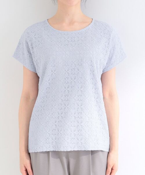 SHOO・LA・RUE / シューラルー カットソー | 【ひんやり/UVカット】機能付き 華やかレースTシャツ | 詳細17