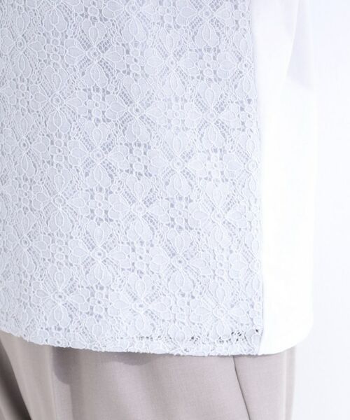 SHOO・LA・RUE / シューラルー カットソー | 【ひんやり/UVカット】機能付き 華やかレースTシャツ | 詳細22