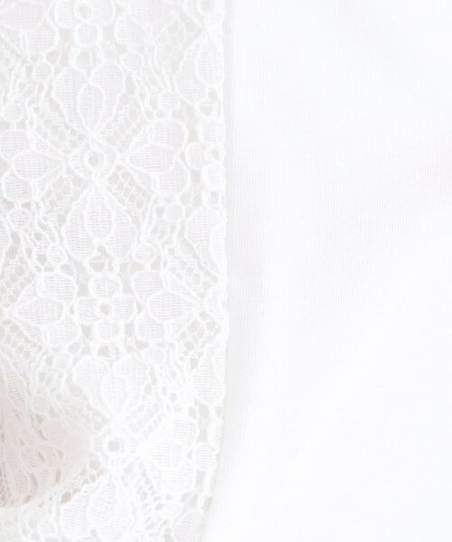 SHOO・LA・RUE / シューラルー カットソー | 【ひんやり/UVカット】機能付き 華やかレースTシャツ | 詳細4
