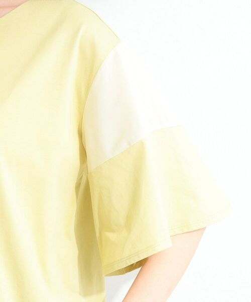 SHOO・LA・RUE / シューラルー カットソー | 【SHOO ICE】1枚でサマになる 袖異素材フレアスリーブTシャツ | 詳細17