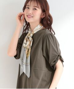 SHOO・LA・RUE / シューラルー カットソー | 【SHOO ICEプラス】ペプラム切り替え 袖ねじりプルオーバー