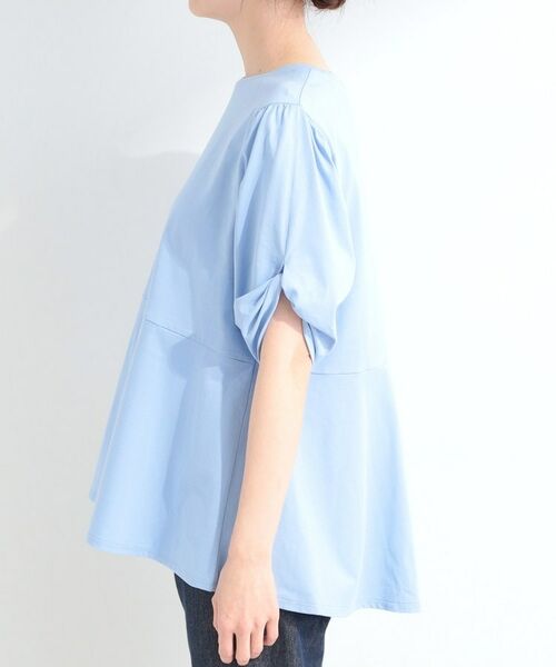 SHOO・LA・RUE / シューラルー カットソー | 【SHOO ICEプラス】ペプラム切り替え 袖ねじりプルオーバー | 詳細14