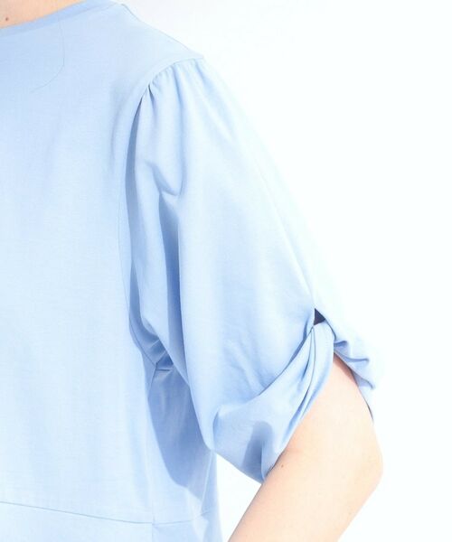 SHOO・LA・RUE / シューラルー カットソー | 【SHOO ICEプラス】ペプラム切り替え 袖ねじりプルオーバー | 詳細17