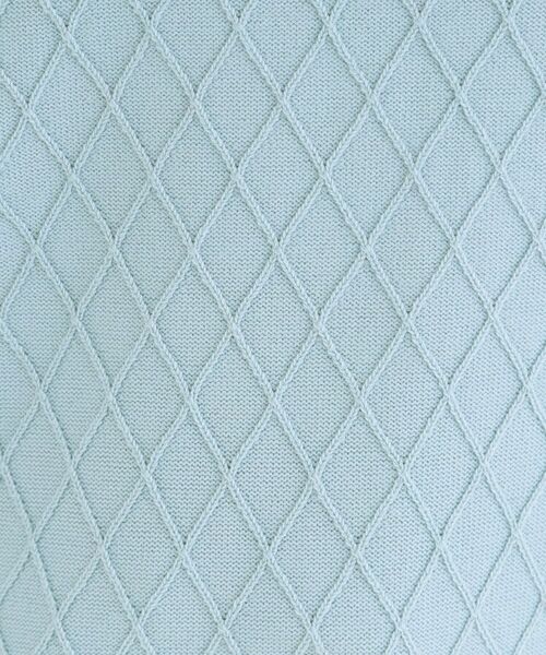 SHOO・LA・RUE / シューラルー ニット・セーター | ダイヤ柄ハーフ袖ニット | 詳細12