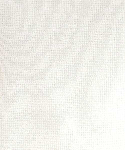 SHOO・LA・RUE / シューラルー カットソー | シアーワッフル ラグラン5分袖ゆるTシャツ | 詳細4