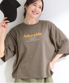 SHOO・LA・RUE / シューラルー カットソー | シアー裏毛 プリントアソート5分袖Tシャツ
