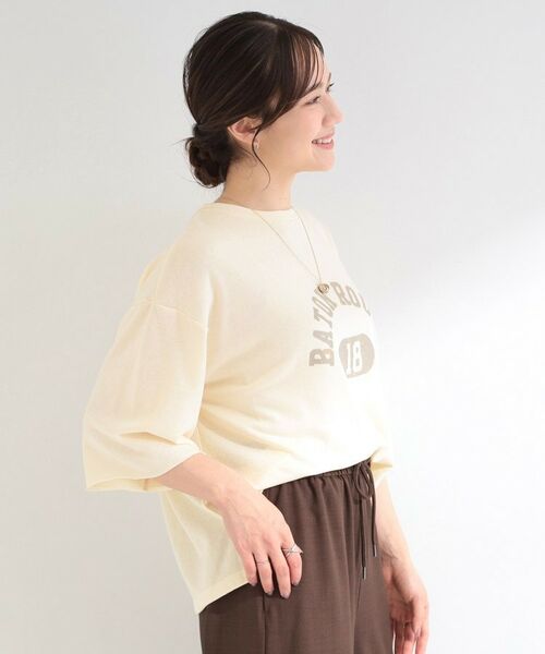 SHOO・LA・RUE / シューラルー カットソー | シアー裏毛 プリントアソート5分袖Tシャツ | 詳細10