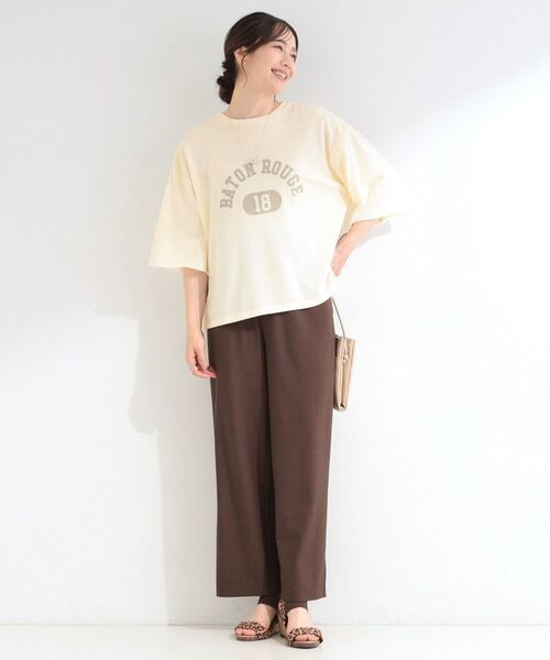 SHOO・LA・RUE / シューラルー カットソー | シアー裏毛 プリントアソート5分袖Tシャツ | 詳細11