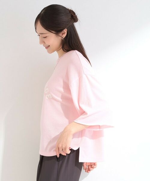 SHOO・LA・RUE / シューラルー カットソー | シアー裏毛 プリントアソート5分袖Tシャツ | 詳細14