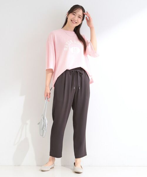 SHOO・LA・RUE / シューラルー カットソー | シアー裏毛 プリントアソート5分袖Tシャツ | 詳細15